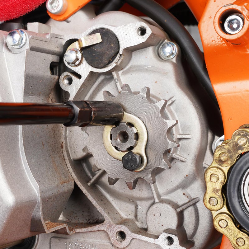 RUTU 428 Size 14 Tooth 17mm Front Engine Sprocket For 50cc 70cc 110cc 125cc 140cc 160cc ATV Dirt Bike Quad TaoTao Roketa Sunl - Image 4